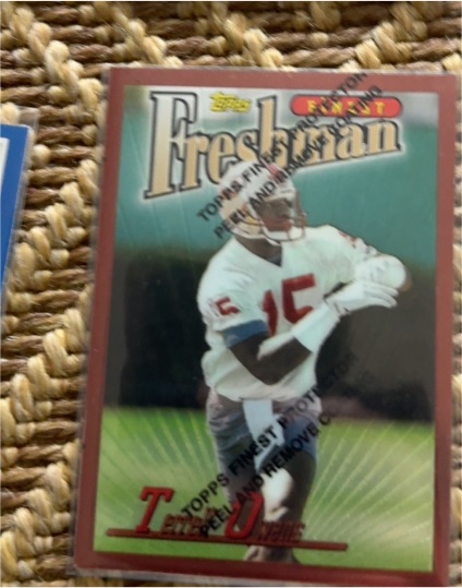 1996 Topps Finest #338 Terrell Owens — front
