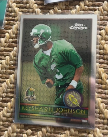1996 Topps Chrome #159 Keyshawn Johnson — front