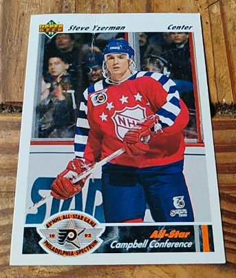 1991-92 Upper Deck #626 Steve Yzerman All-Star — front
