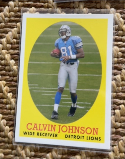 2007 Topps Turn Back the Clock #8 Calvin Johnson — front