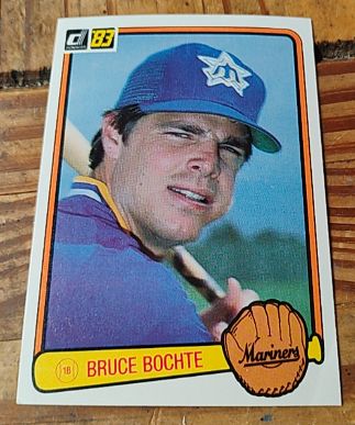 1983 Donruss #127 Bruce Bochte Seattle Mariners — front