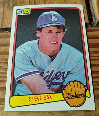 1983 Donruss #336 Steve Sax — front