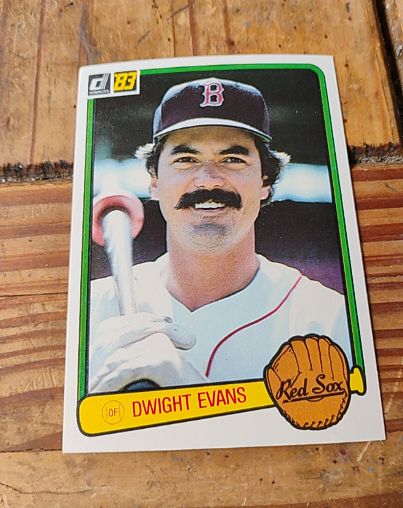 1983 Donruss #452 Dwight Evans — front