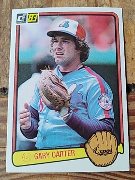 1983 Donruss #340 Gary Carter — front