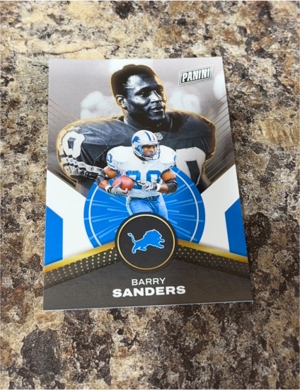 2024 Panini Player of the Day #68 Barry Sanders — front