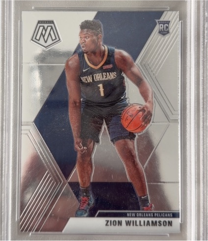 2019-20 Panini Mosaic #209 Zion Williamson Rookie — front
