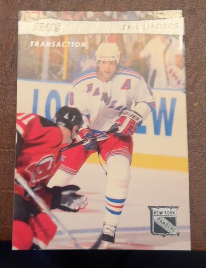2001-02 Topps Stadium Club Transactions #101 Eric Lindros — front