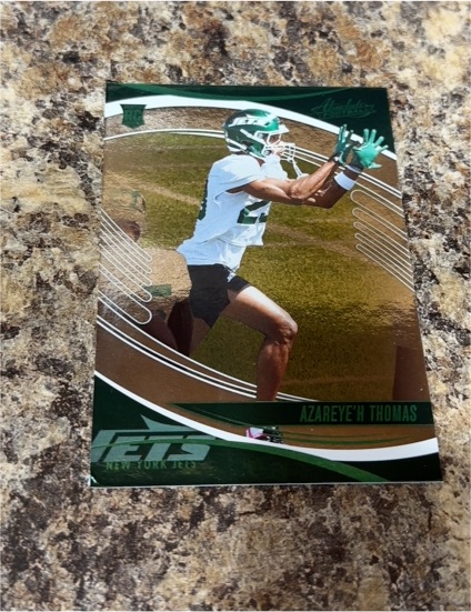 2025 Panini Absolute #107 Azareye'h Thomas — front