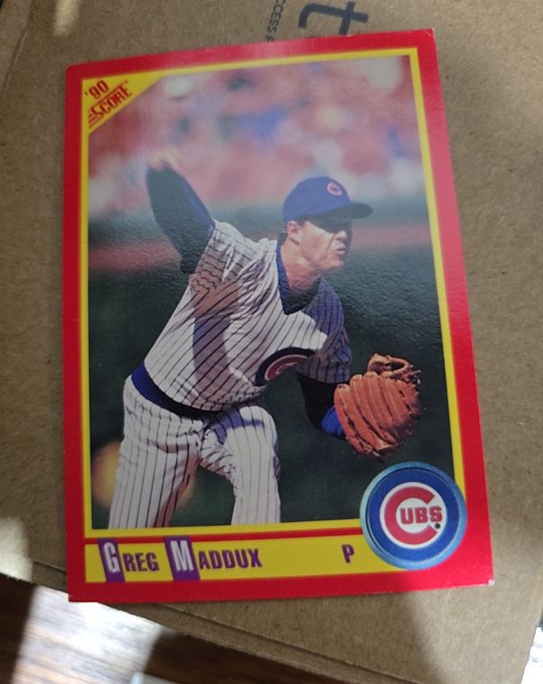 1990 Score #403 Greg Maddux — front