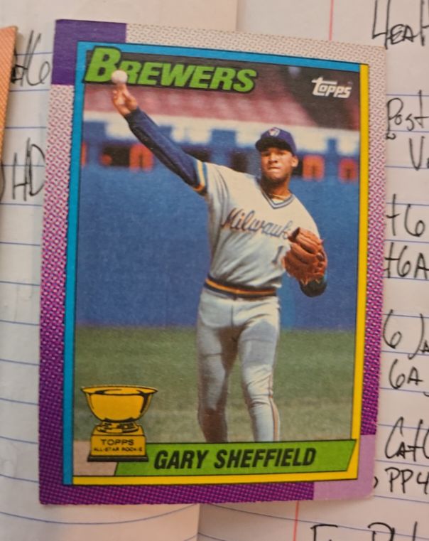 1990 Topps #718 Gary Sheffield — front