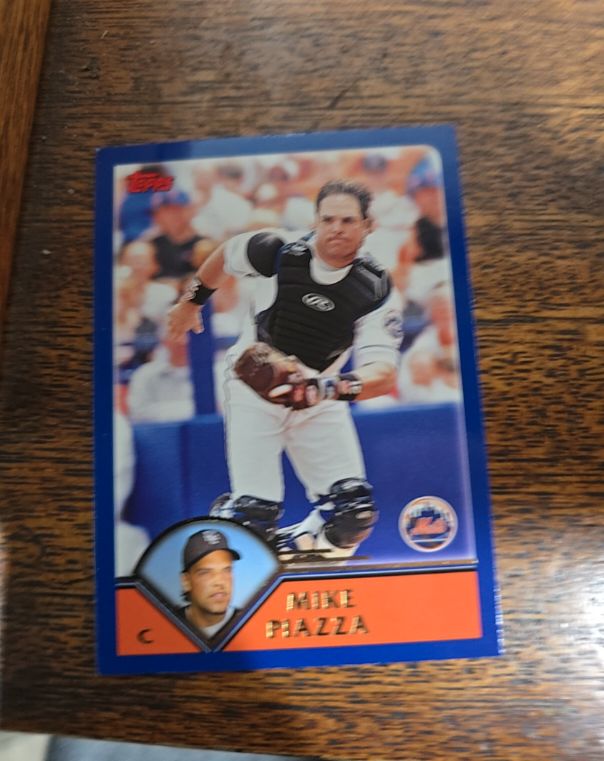 2003 Topps #500 Mike Piazza — front