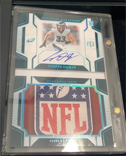 2024 Panini National Treasures #4 Cooper DeJean — front