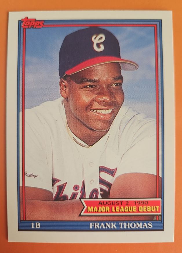 1990 Topps Major League Debut #153 Frank Thomas — front