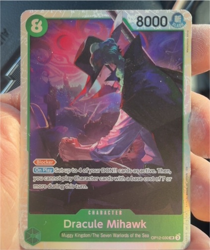 2025 One Piece Legacy of the Master OP12-030 Dracule Mihawk — front