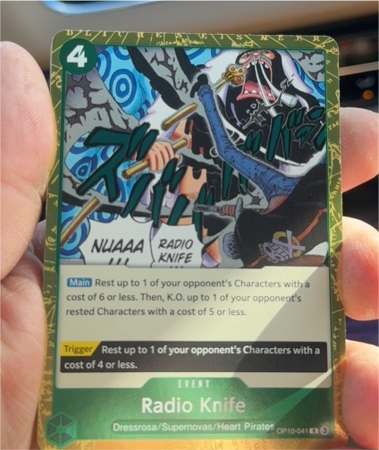 2025 One Piece TCG Royal Blood #OP10-041 Radio Knife — front