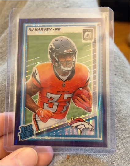 2025 Panini Donruss Optic #312 RJ Harvey Rated Rookie — front