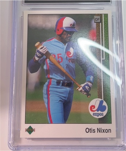 1989 Upper Deck #480 Otis Nixon — front