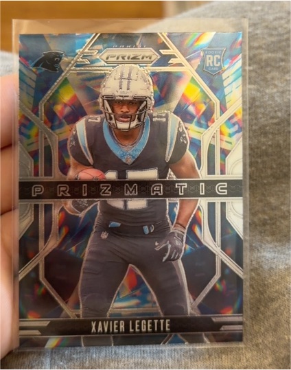 2024 Panini Prizm #16 Xavier Legette Prizmatic Rookie Card — front