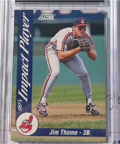 1992 Score #36 Jim Thome — front