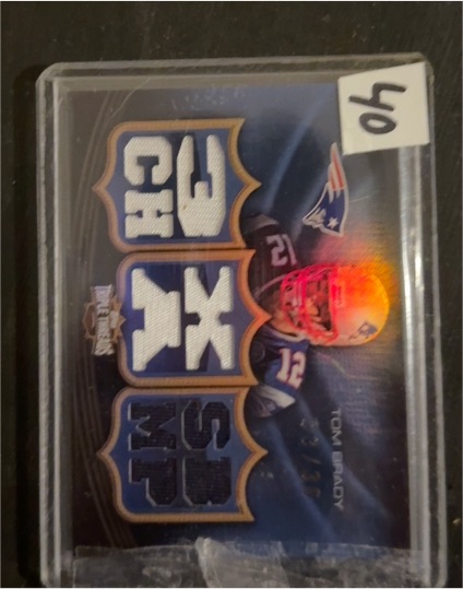 2000 Upper Deck 3X MVP Tom Brady — front