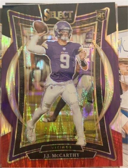 2024 Panini Select #24 J.J. McCarthy — front