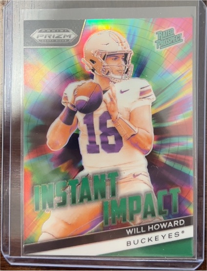2024 Panini Prizm Draft Picks #II-WH Will Howard Instant Impact — front