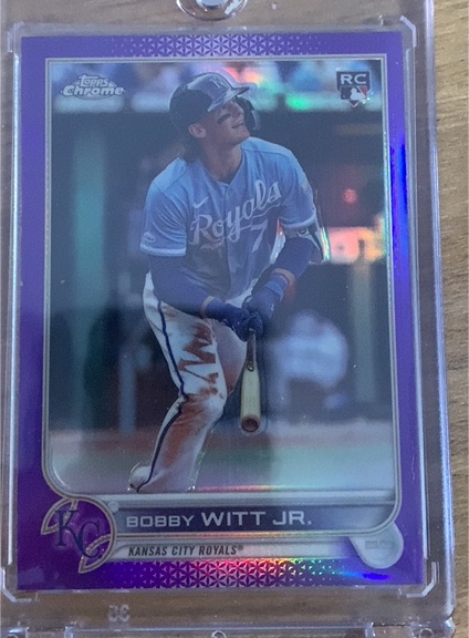 2022 Topps Chrome Update #USC35 Bobby Witt Jr. — front