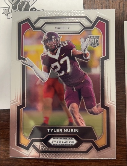 2024 Panini Prizm Draft Picks #125 Tyler Nubin — front