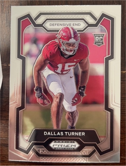2024 Panini Prizm Draft Picks #112 Dallas Turner — front