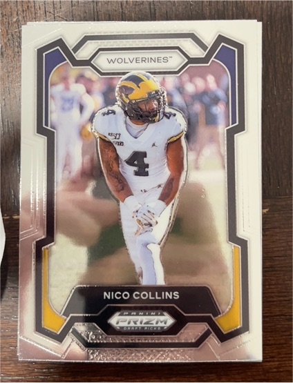 2024 Panini Prizm Draft Picks #51 Nico Collins — front