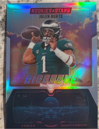 2025 Panini Rookies & Stars #3 Jalen Hurts Airborne Silver — front