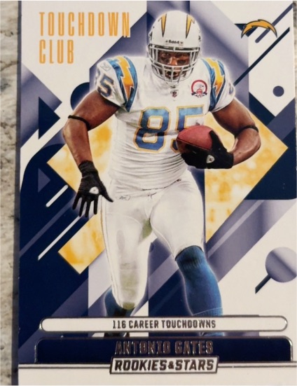 2025 Panini Rookies & Stars Touchdown Club #8 Antonio Gates — front