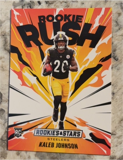 2025 Panini Rookies & Stars Rookie Rush #7 Kaleb Johnson — front