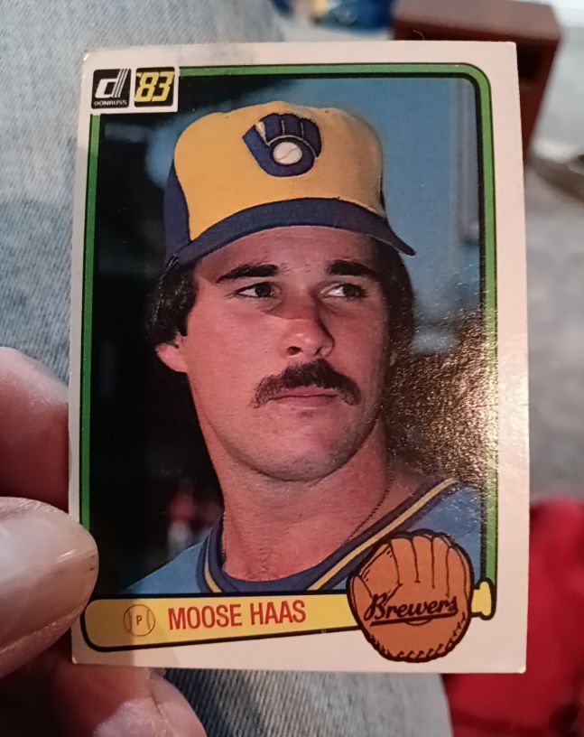 1983 Donruss #204 Moose Haas — front