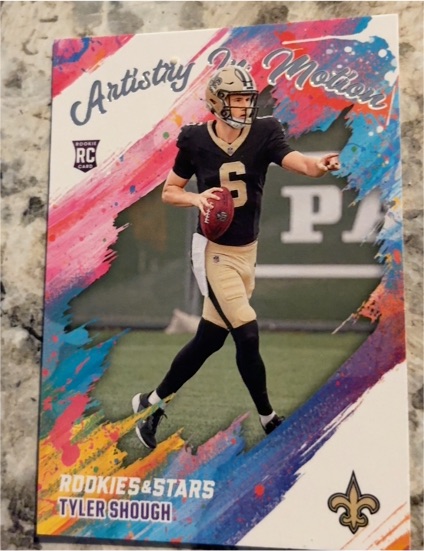 2025 Panini Rookies & Stars #15 Tyler Shough Artistry in Motion — front