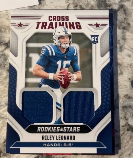 2025 Panini Rookies & Stars Cross Training #CT-RLE Riley Leonard — front