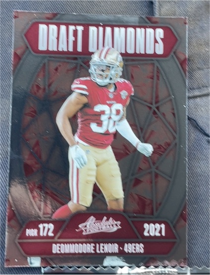2021 Panini Absolute Draft Diamonds #172 Deommodore Lenoir — front