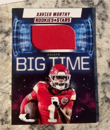 2025 Panini Rookies & Stars Big Time #BT-XWY Xavier Worthy — front