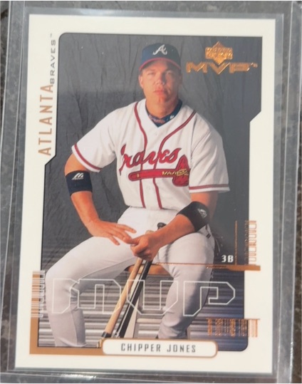 2000 Upper Deck MVP #22 Chipper Jones — front