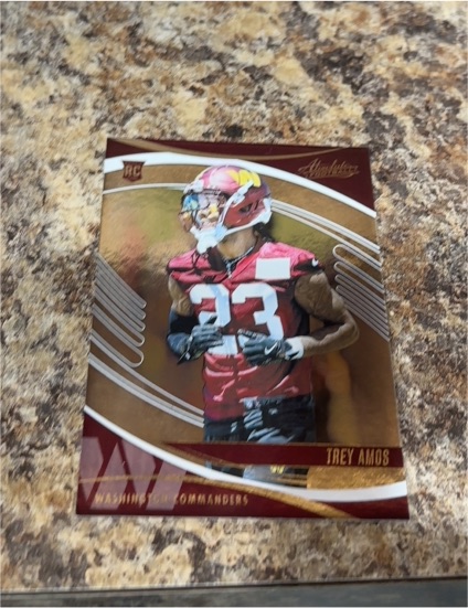 2025 Panini Absolute Football #190 Trey Amos — front