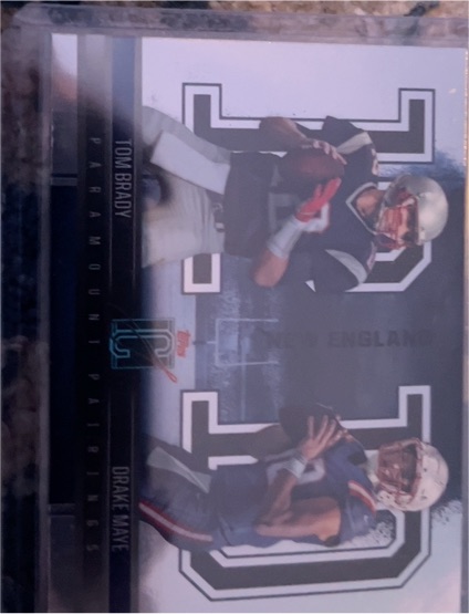 2024 Topps Signature Class Paramount Pairings #PP-1 Tom Brady / Drake Maye — front