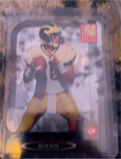 2000 Donruss Elite #183 Tom Brady Rookie Die-Cut — front