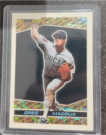 1993 Topps Black Gold #12 Greg Maddux — front