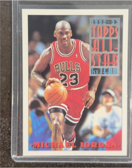 1992-93 Topps All-Star 1st Team #101 Michael Jordan — front
