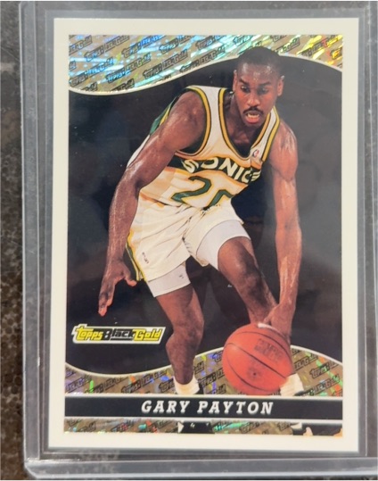 1993-94 Topps Black Gold #10 Gary Payton — front