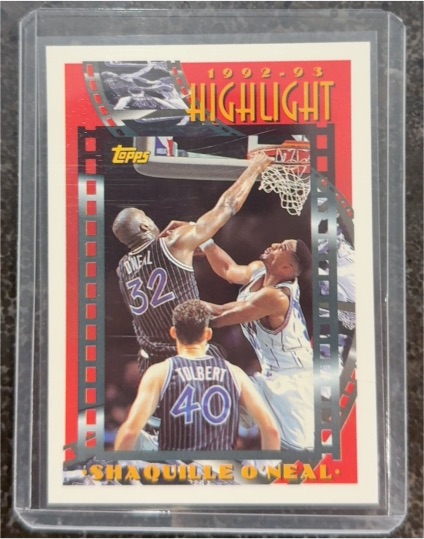 1993-94 Topps #3 Shaquille O'Neal — front