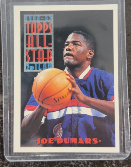 1993-94 Topps #115 Joe Dumars — front