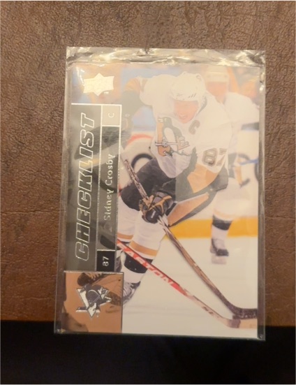 2009-10 Upper Deck Series 1 #200 Sidney Crosby Checklist — front