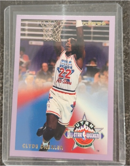 1993-94 Fleer #14 Clyde Drexler All-Stars — front