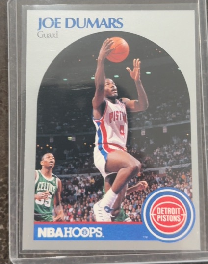 1990-91 Hoops #103 Joe Dumars — front